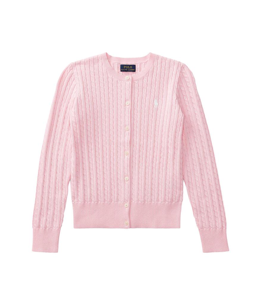 Ralph Lauren Cable Knit Cotton Cardigan (Big Kids)