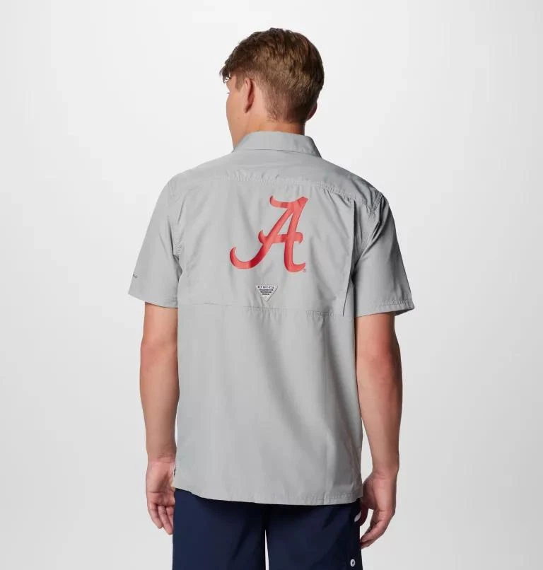 Columbia Columbia Men's Collegiate PFG Slack Tide  Camp Shirt - Alabama- 2