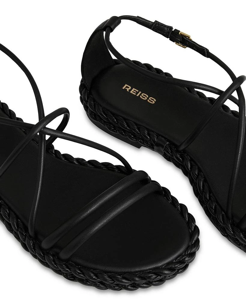 REISS Women's Libby Plait Flat Sandals 5