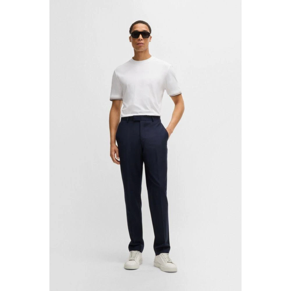Hugo Boss Gary leather low-top trainers with branded lace loop 2