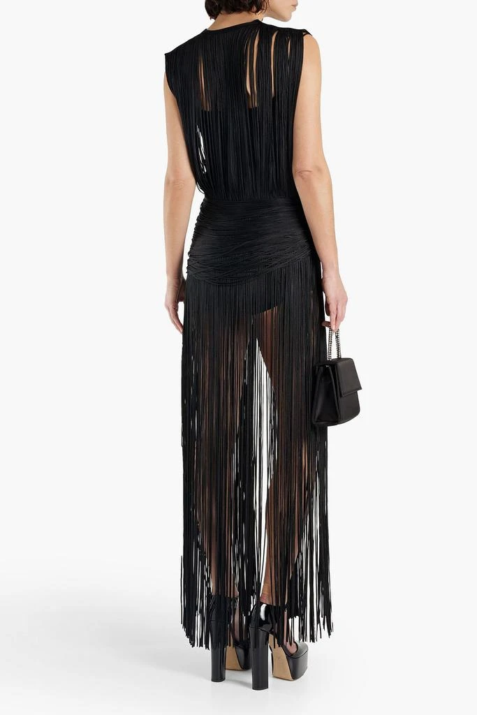 Herve Leger Fringed bandage wrap top 3