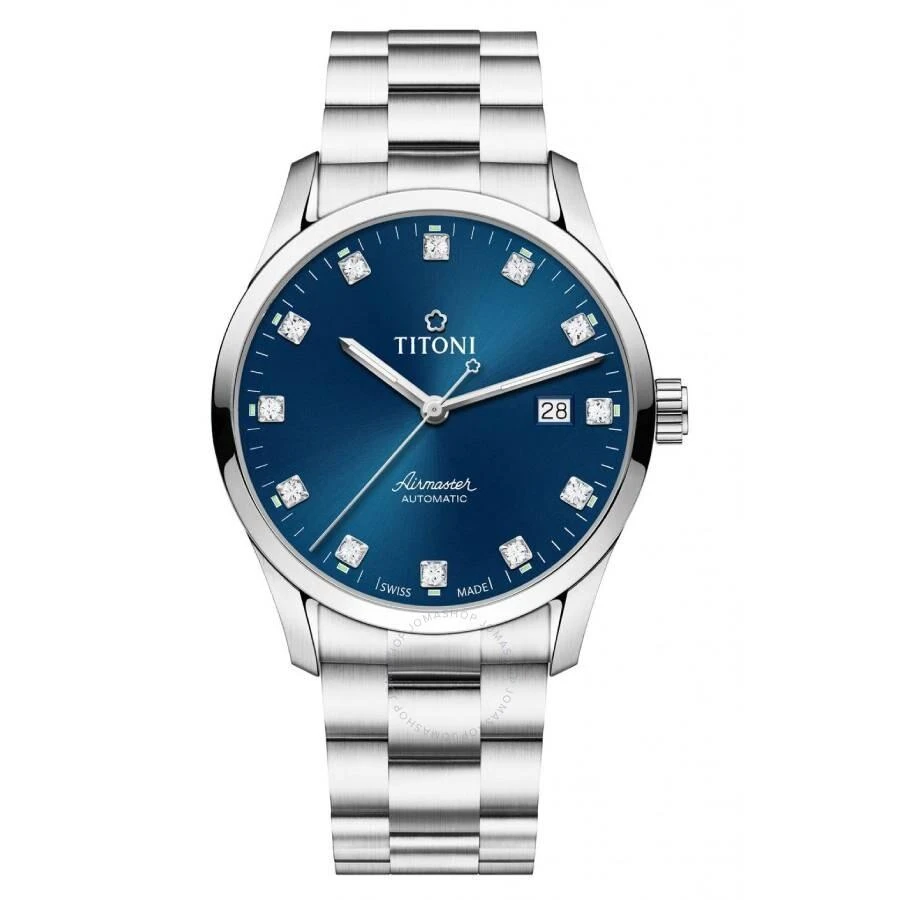 Titoni Airmaster Automatic Blue Dial Men's Watch 83743-S-656 1