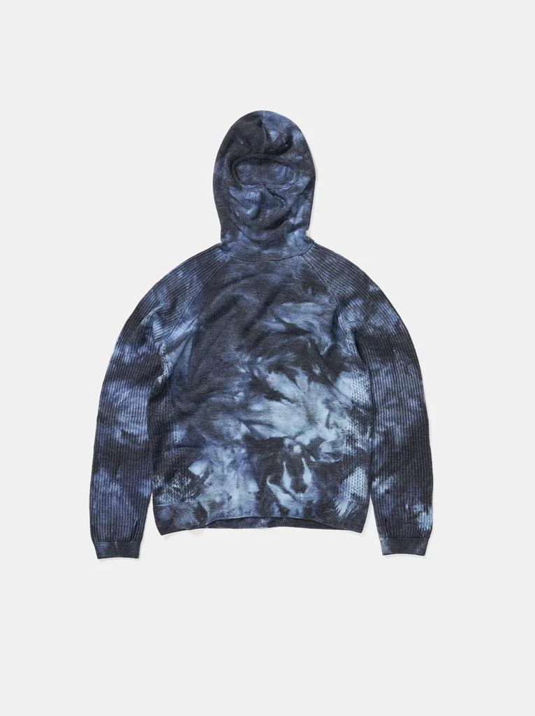 Holden M Balaclava Sweater - Navy Wave Dye 4