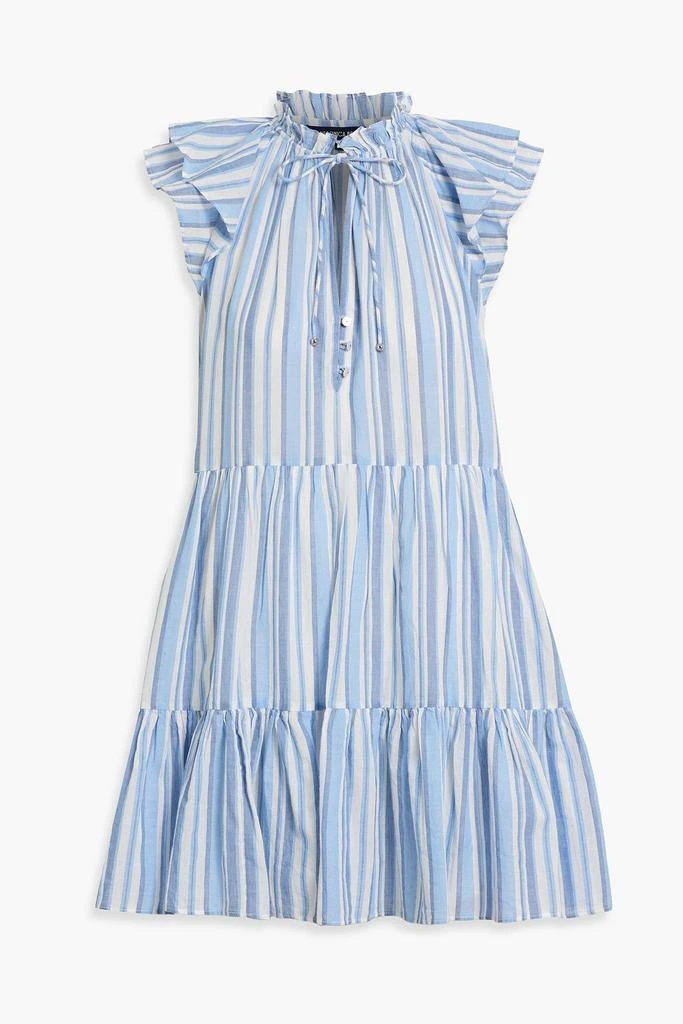 knee length dresses for ladies Veronica Beard Women's Zee Mini Dress - Blue - Size 4
