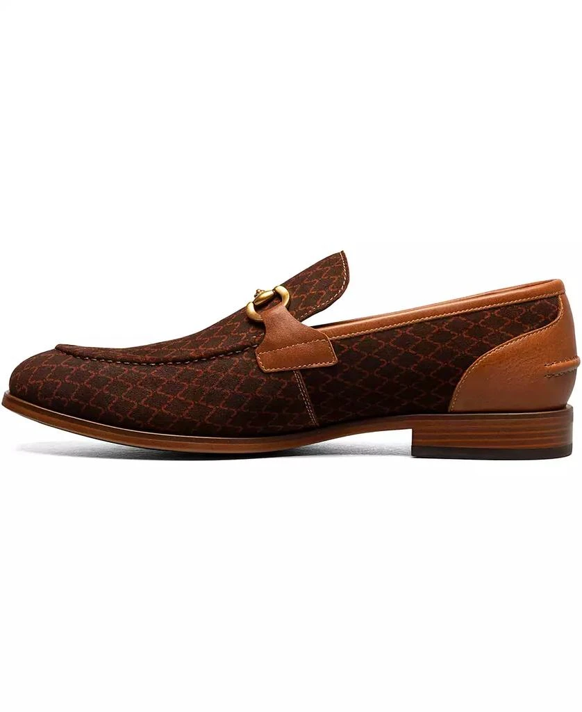 Stacy Adams Men's Brinkley Moc Toe Metal Bit Slip On Shoe 5