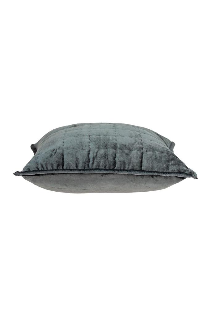 Parkland Anajar Transitional Solid Quilted Pillow - 20" x 20" - Charcoal