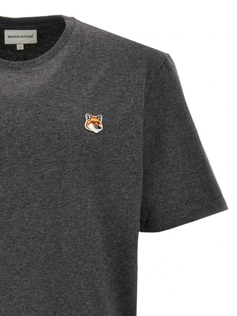 Maison Kitsune Maison Kitsuné Fox Head Patch Crewneck T-Shirt 3
