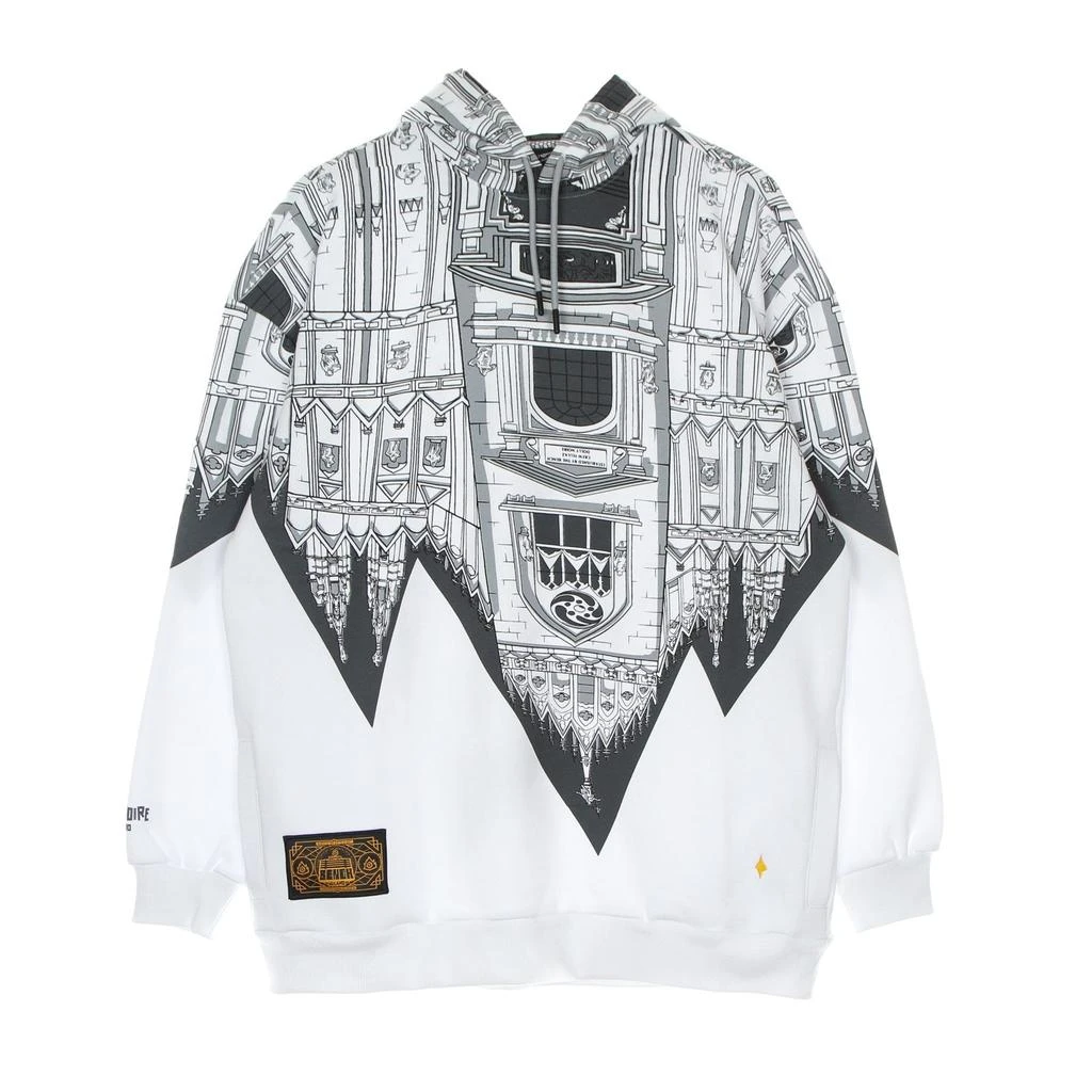 DOLLY NOIRE Bench Men's Hoodie Oversized Duomo Oversized Hoodie White/grey 1