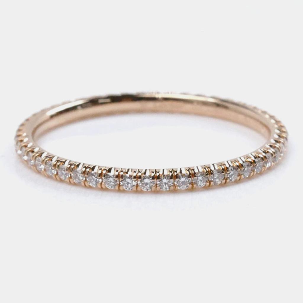 Cartier Cartier 18K Pink Gold Diamond Eternity Ring EU 52