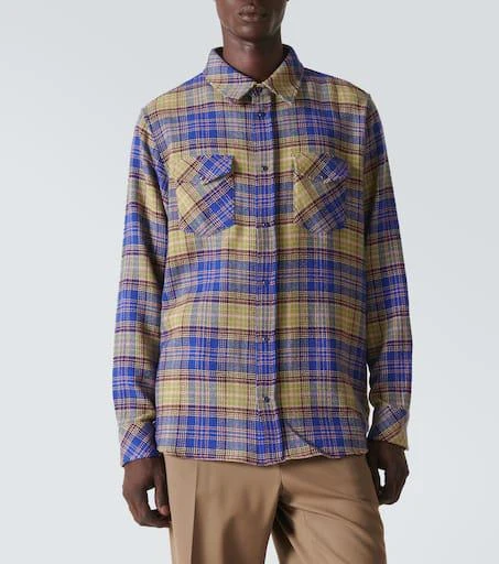 God's True Cashmere Tartan cashmere shirt 3
