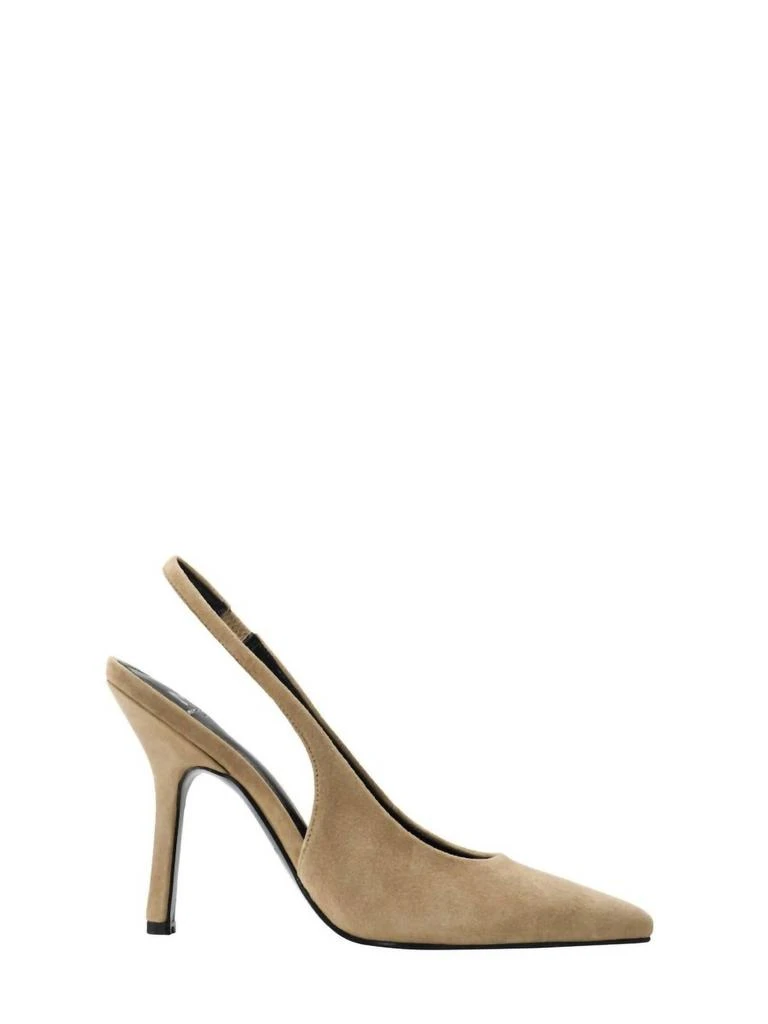 Marc Fisher Emalyn Suede Pump In Natural 2