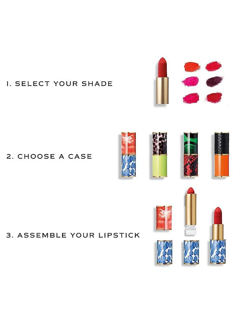 Dries Van Noten ​Malachite Snake Lipstick Case 3