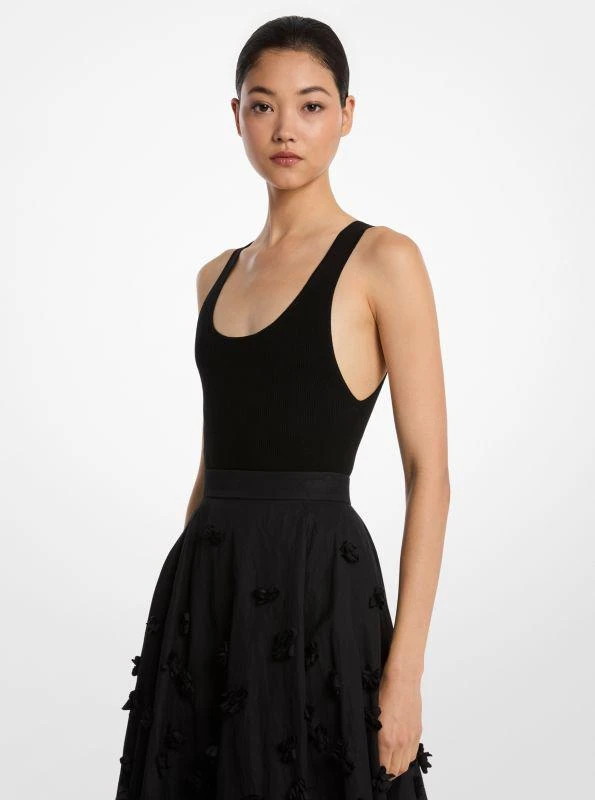Michael Kors Stretch Viscose Bodysuit 1
