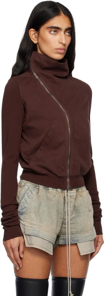 Rick Owens Burgundy Concordians Mountain Sweatshirt 2
