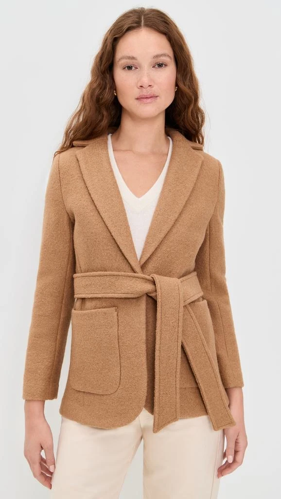 Marea Boiled Wool Blazer