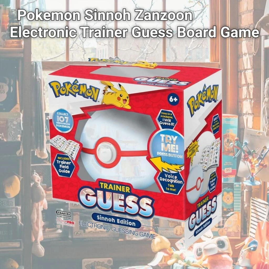 Ultra Pro Pokemon Sinnoh Zanzoon Electronic Trainer Guess Board Game 2
