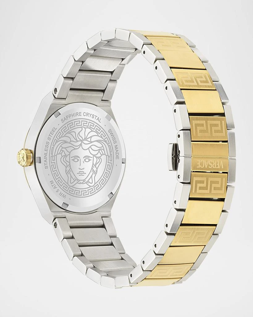 Versace V-Auria 39MM Two Tone Bracelet Watch 4