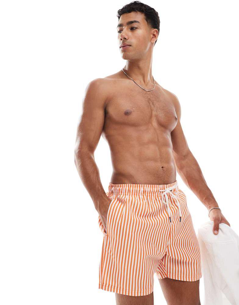 Regatta Regatta Loras swim short in celosia orange stripe