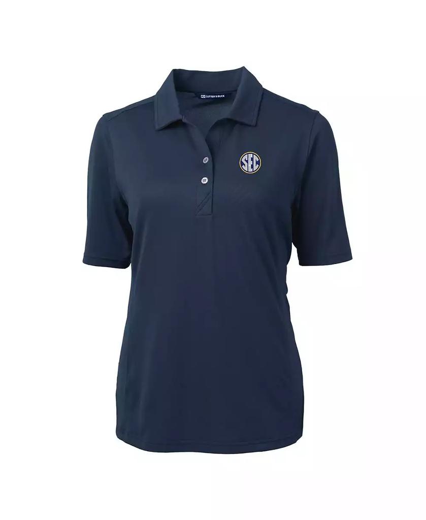 Cutter & Buck Women's Navy SEC Gear DryTec Virtue Eco Pique Polo