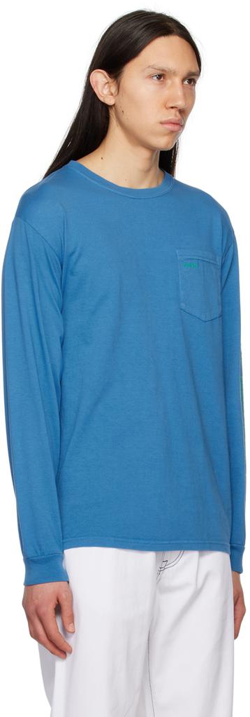 Noah Blue Modern Boy Long Sleeve T-Shirt