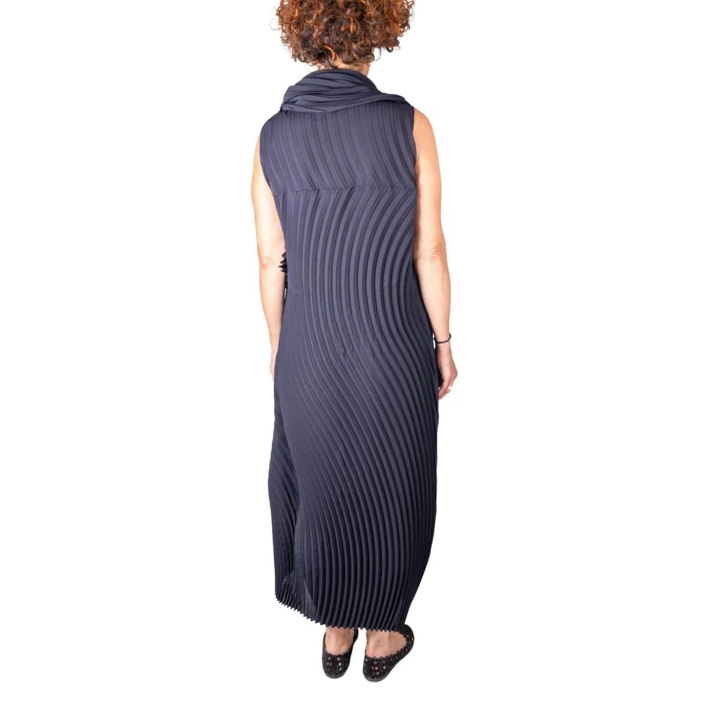 Issey Miyake Issey Miyake Pleated Asymmetric Maxi Dress 2
