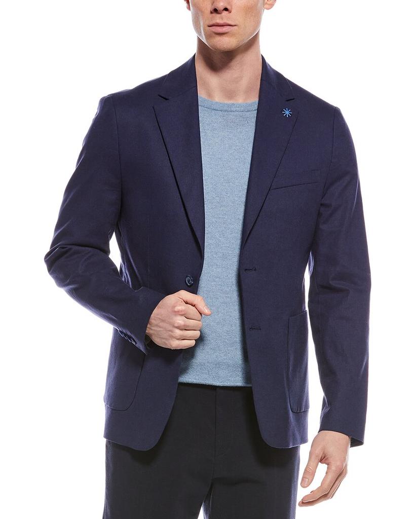 Report Linen-Blend Jacket