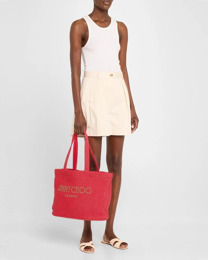Jimmy Choo Beach London East-West Tote Bag 6
