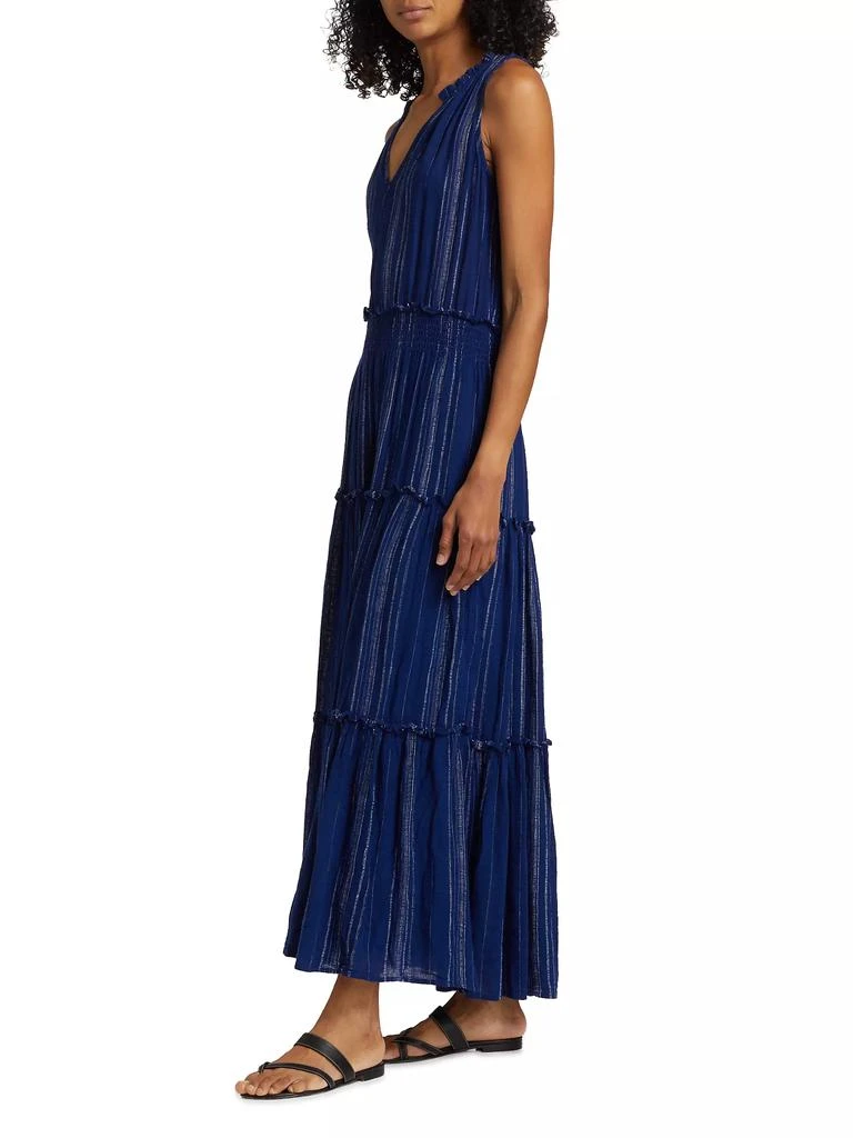 Rails Loulou Linen-Blend Tiered Maxi Dress 4