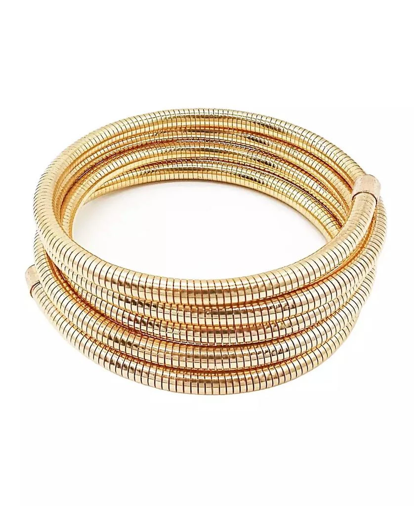 ADORNIA Flexible Coil Stack Bracelet