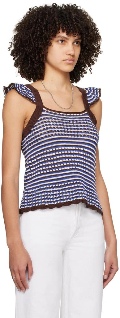 A.P.C. Multicolor Crocheted Tank Top 2