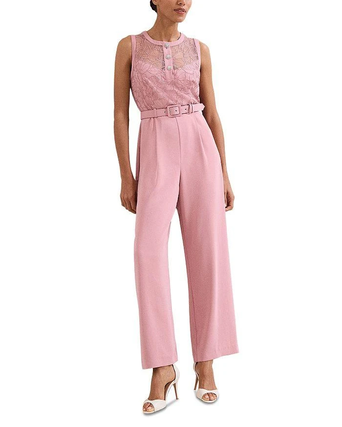 Phase Eight Petites Ivanna Embroidered Jumpsuit