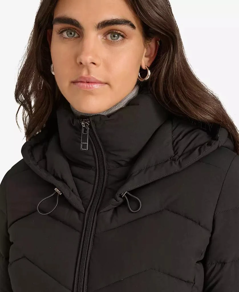 Calvin Klein Women's Short Zip-Up Hooded Puffer Coat 5