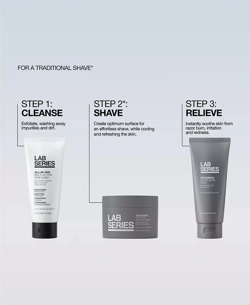 Lab Series Skincare for Men The Clean Shave Skincare & Grooming Gift Set 2