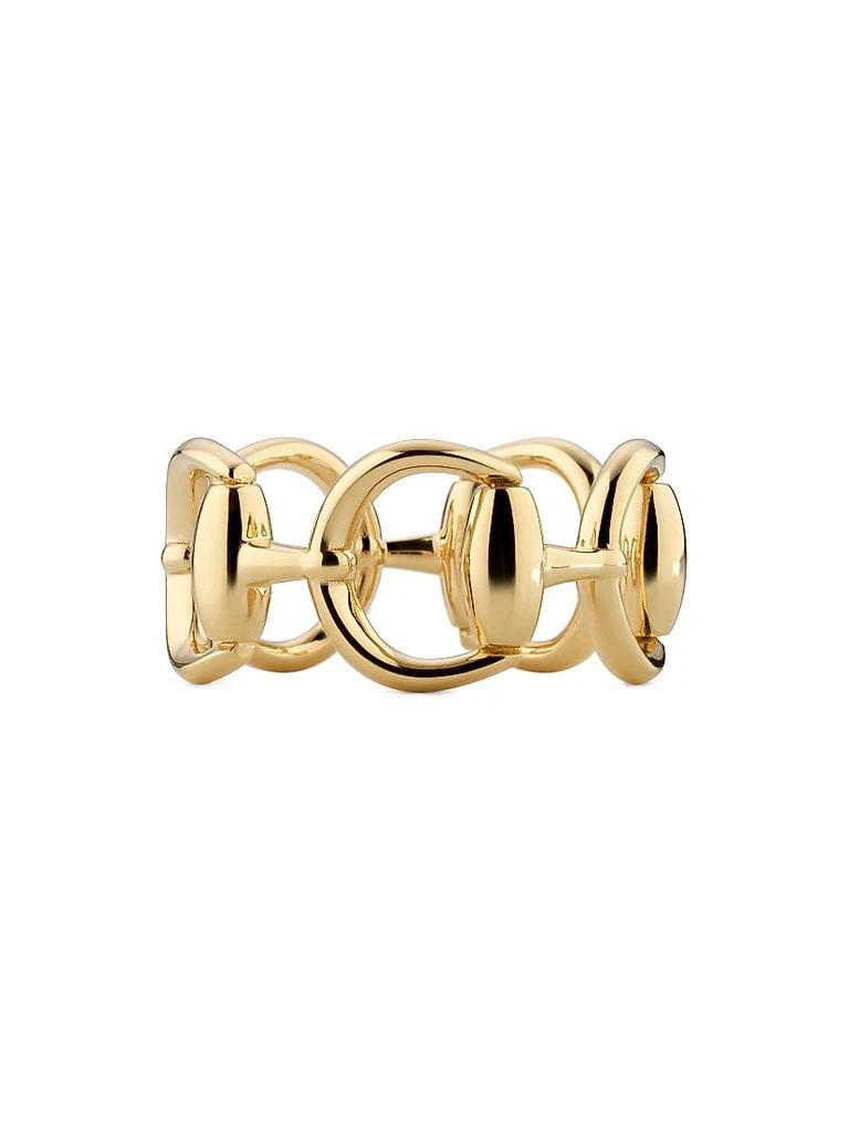 Gucci 18K Yellow Gold Horsebit Ring 4