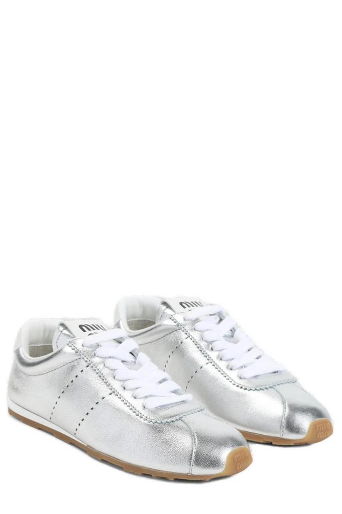 Miu Miu Miu Miu Logo-Patch Lace-Up Sneakers 3