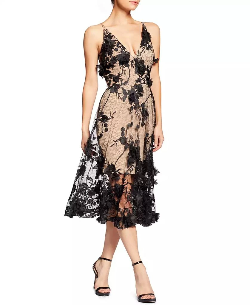Dress The Population Audrey Floral AppliquÃ© Lace Mini Dress 3