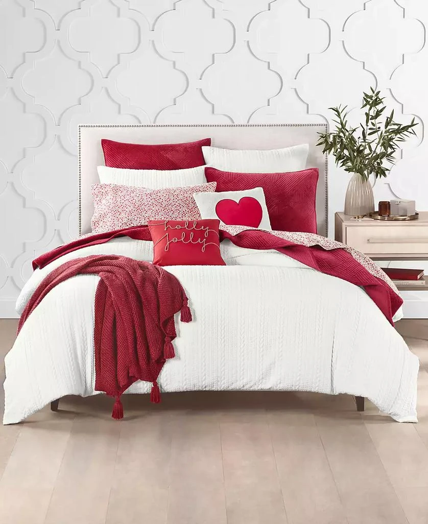 Charter Club LAST ACT! Cable Knit 3-Pc. Comforter Set, Full/Queen, Exclusively at Macy’s 6
