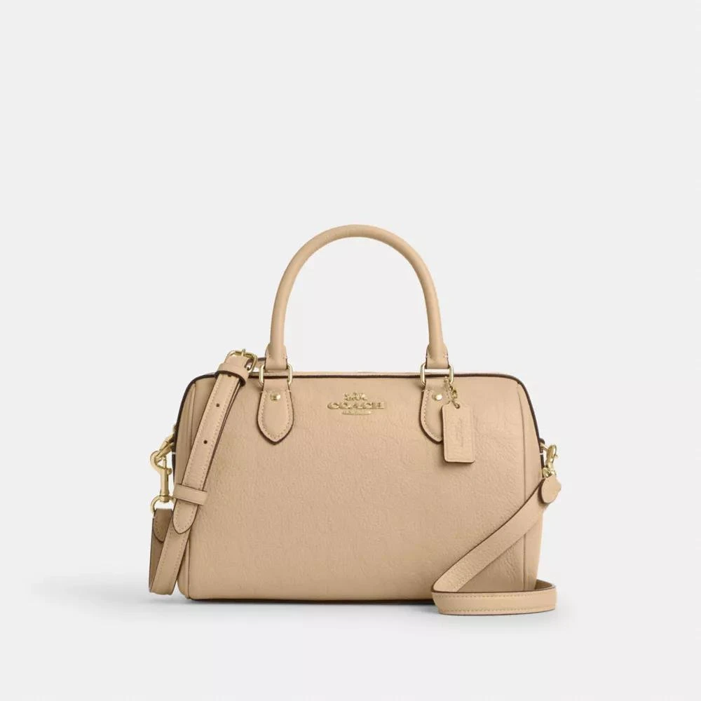 Coach Rowan Satchel Bag In Signature Leather