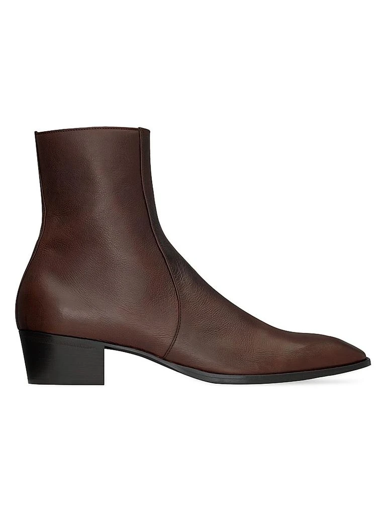Saint Laurent Wyatt Chelsea Boot in smooth leather Size EU 45 USA 12 wyatt chelsea boots in smooth leather in Black | Saint  main image 4