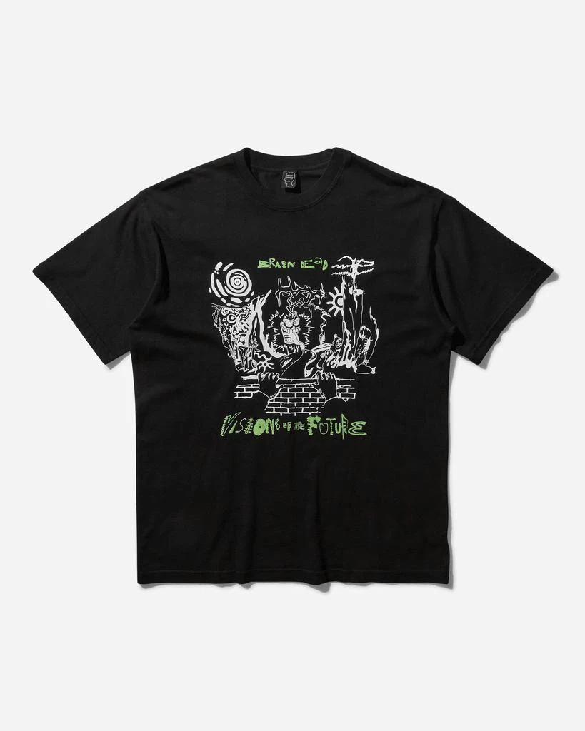 Brain Dead Men's Visions Of The Future T-Shirt Black 1
