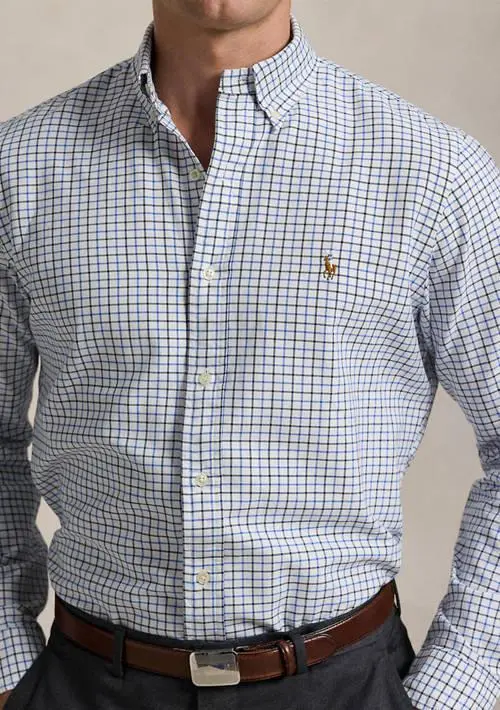 Ralph Lauren Classic Fit Tattersall Oxford Shirt 3