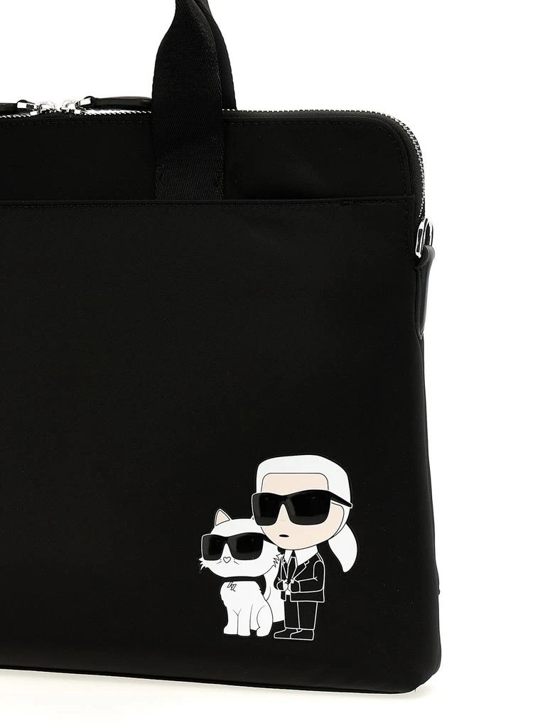 Karl Lagerfeld Paris Karl Lagerfeld K/Ikonik 2.0 Zip-Up Laptop Bag 3