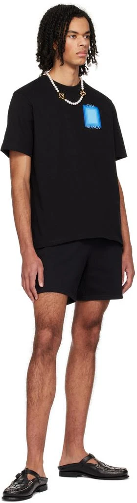 Casablanca SSENSE Exclusive Black T-Shirt 4