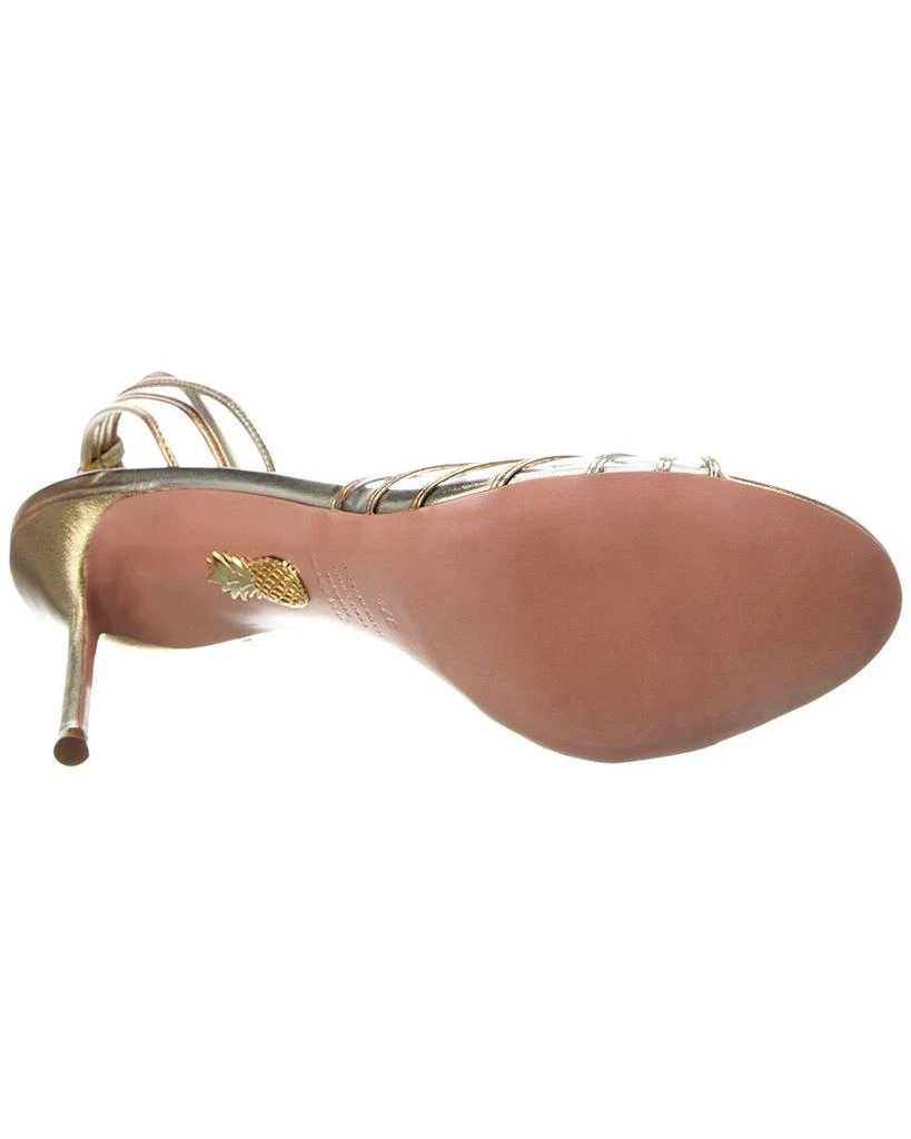 Aquazzura Aquazzura Call Me 85 Vinyl & Leather Sandal 4