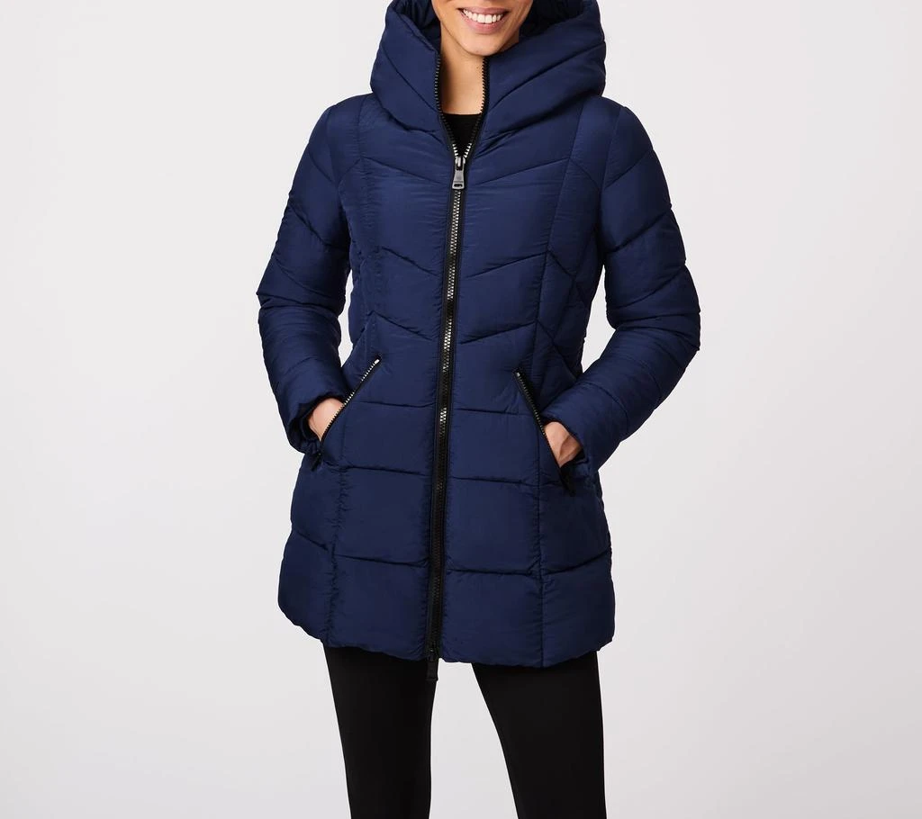 Bernardo Fab Funnel Quilted Puffer Jacket 4