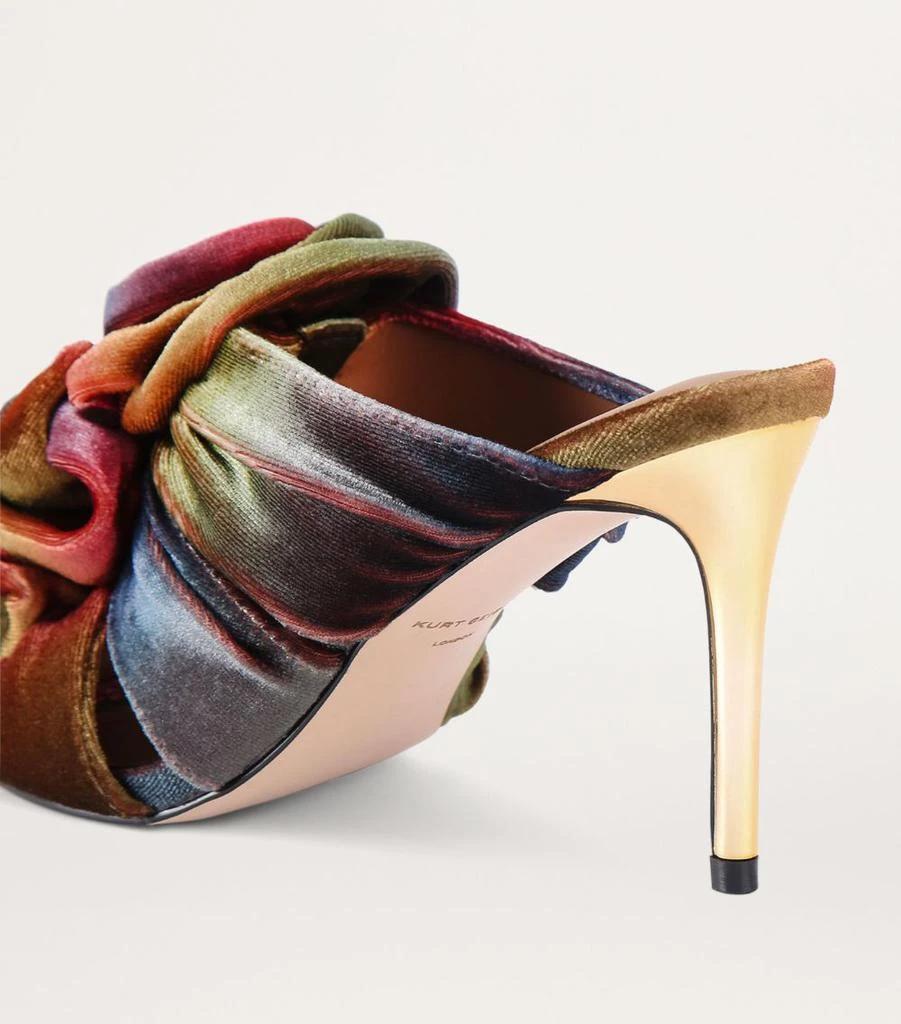 Kurt Geiger Velvet Bloom Mules 2