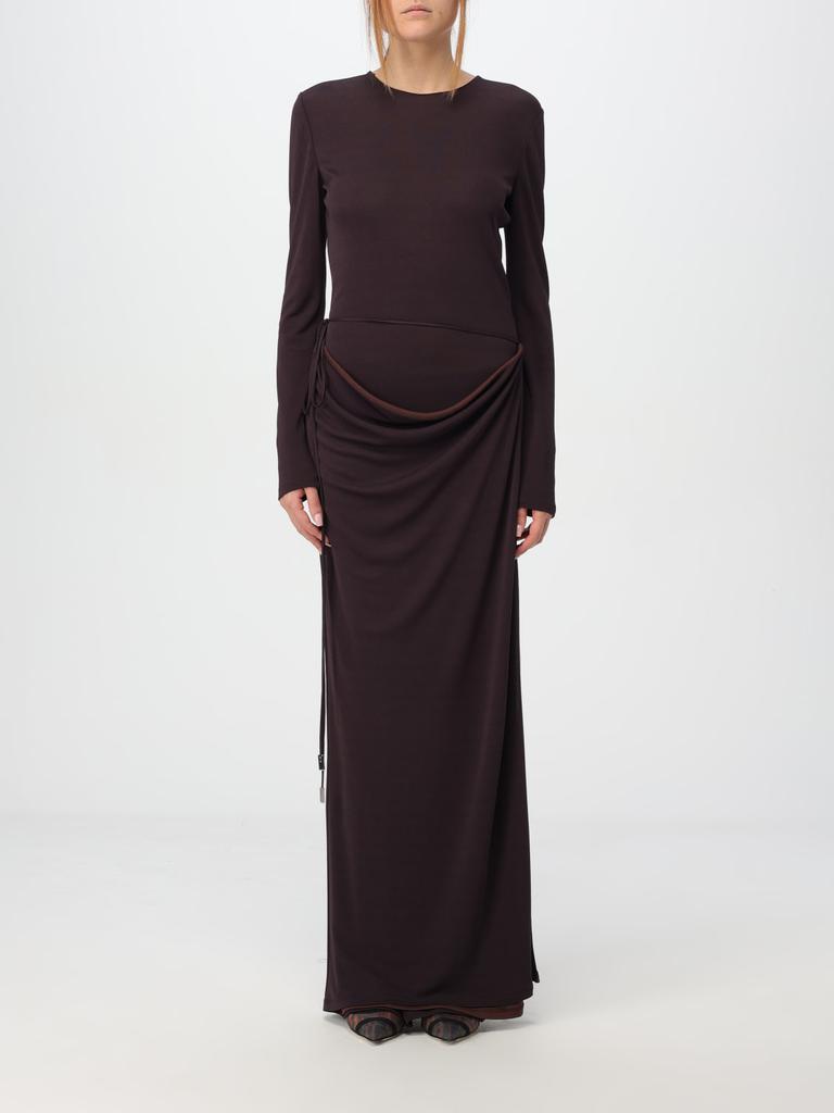 ワンピース Fendi Cappuccino Wool Blend Dress FENDI Cappuccino Wool Blend Dress | italist | REVERSIBLE
