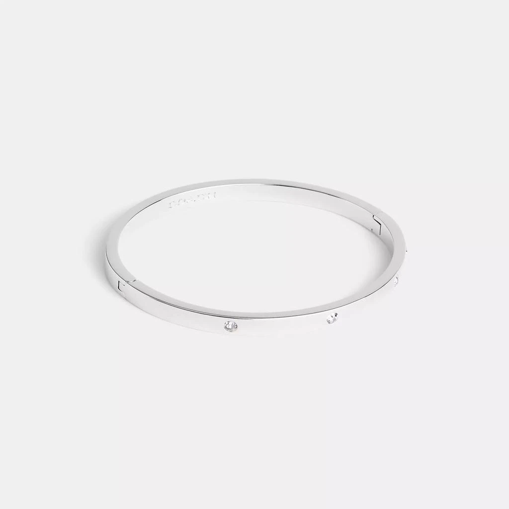 Coach Stone Hinged Bangle 1