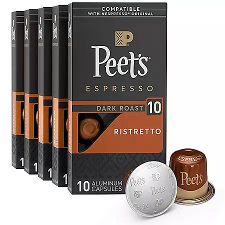 Peet's Coffee Peet's Coffee Ristretto Intensity 10 Dark Roast Pods 50 ct.