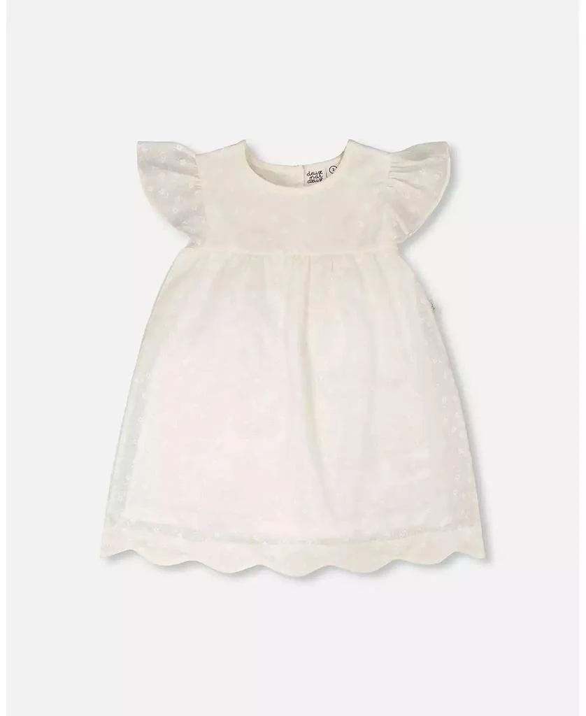 Deux par Deux Toddler Girls Printed Poplin Dress